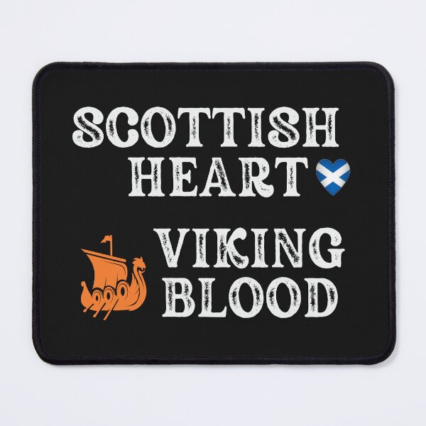 Item preview,  Scottish Heart Viking Blood. White Text.Gift ideas for historical enthusiasts. designed and sold by LindaLG.