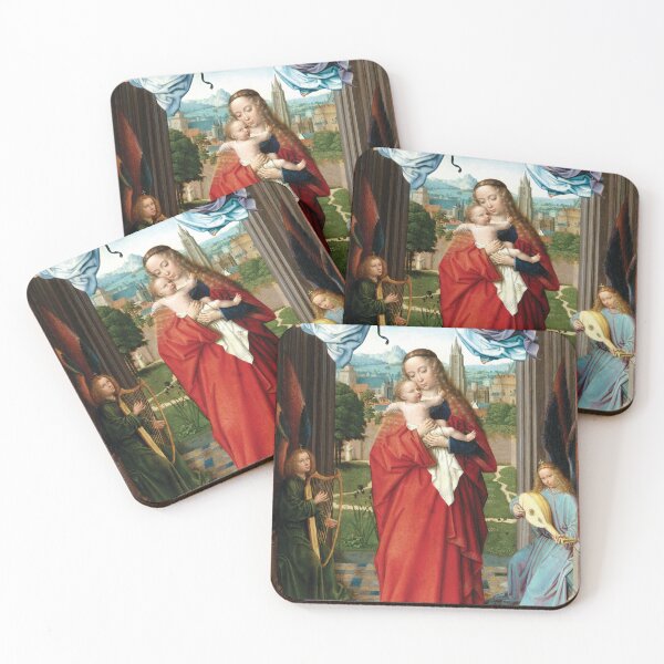 Item preview, Virgin and Child with Four Angels | Gerard David designed and sold by LaMadeleine.