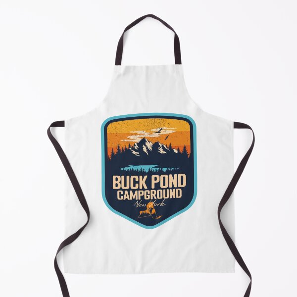Item preview, Buck Pond Campground New York - NY Sunset Grunge Texture Badge Forest and Wilderness designed and sold by mountainfad.