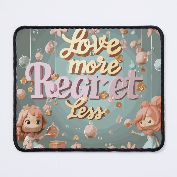 Item preview, Love more, regret less designed and sold by A-to-y.