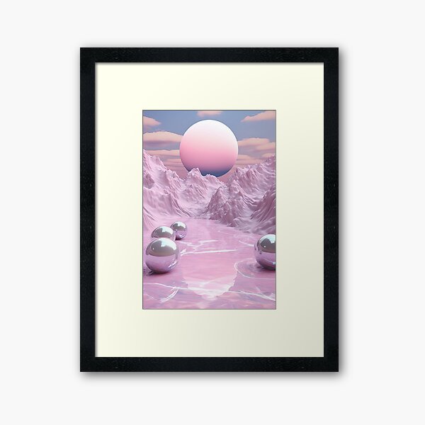 Item preview, Vaporwave Visions: Ethereal Wonderland designed and sold by Mullet Monkey.