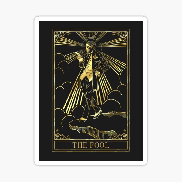 Item preview, The Fool Ghost Tarot Card designed and sold by Zombielici0us.