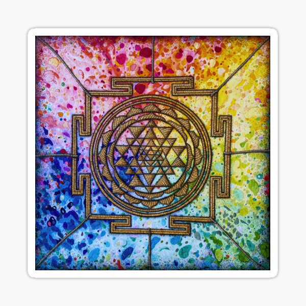 Sri Yantra: Miracle Meditation Sticker