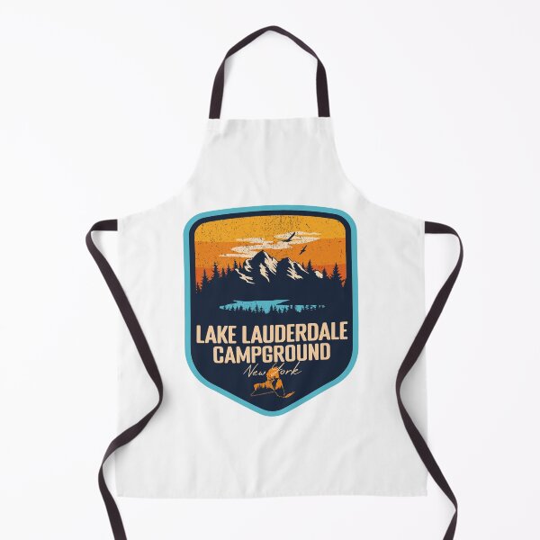 Item preview, Lake Lauderdale Campground New York - NY Sunset Grunge Texture Badge Forest and Wilderness designed and sold by mountainfad.