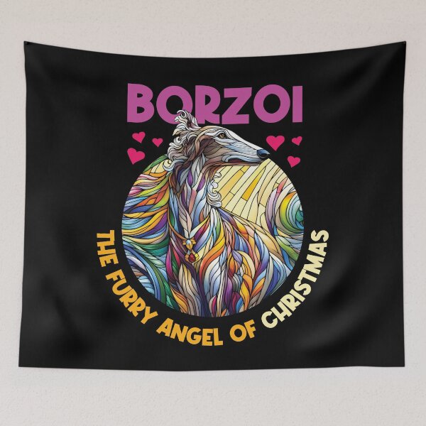 Item preview, Borzoi, the furry angel of Christmas. I love borzois. designed and sold by MrPila.