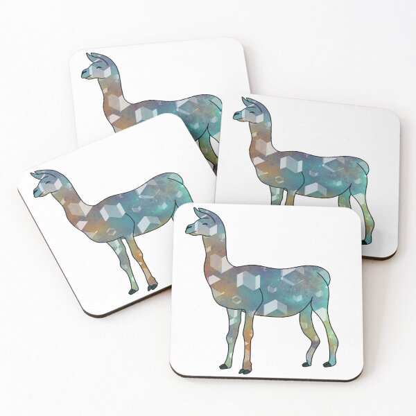 Item preview, Geometric Galaxy Llama designed and sold by Leah Haas.