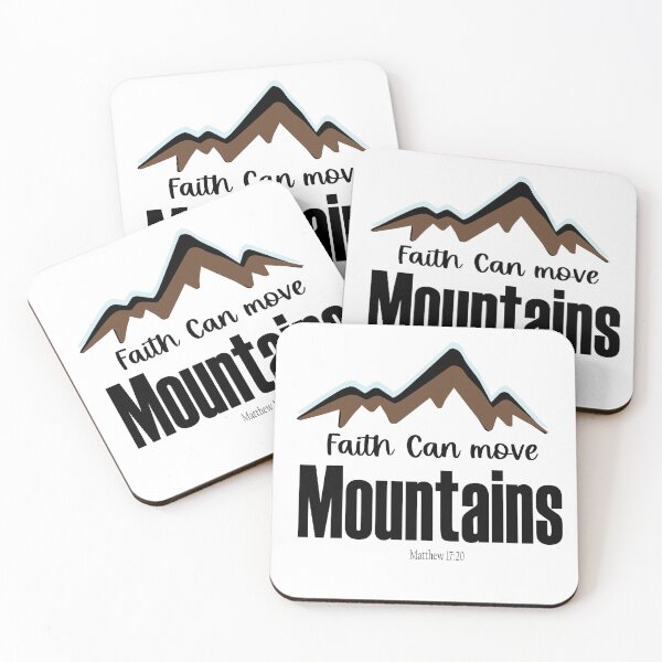 Item preview, Faith Can Move Mountains designed and sold by MarigoldandLily.