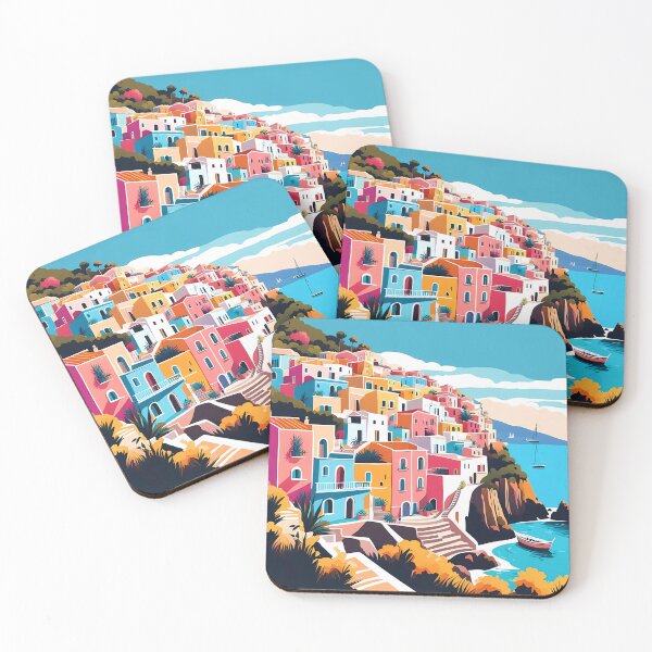 Item preview, Mediterranean coastal village designed and sold by Colin Bentham.