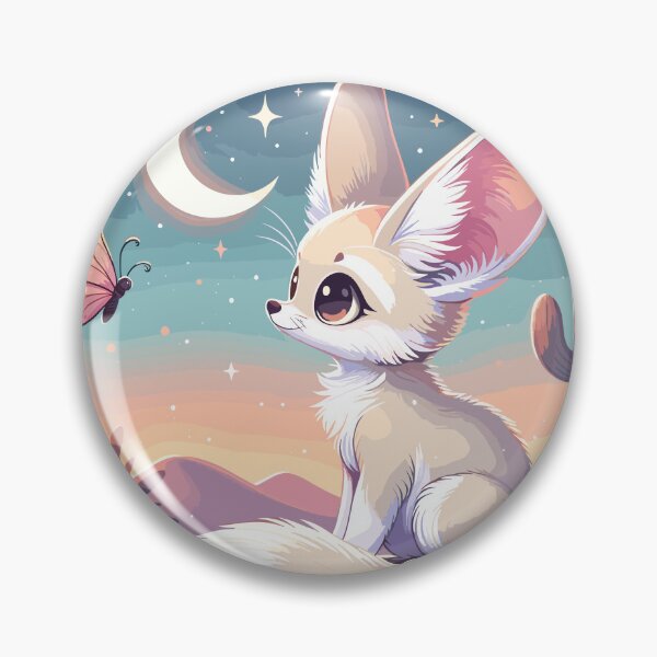 Item preview, Cute fennec fox in the desert designed and sold by LongIslandDesgn.