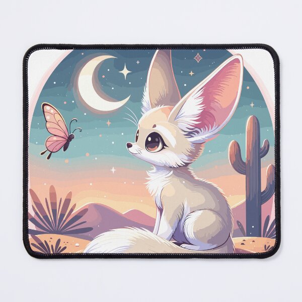 Item preview, Cute fennec fox in the desert designed and sold by LongIslandDesgn.