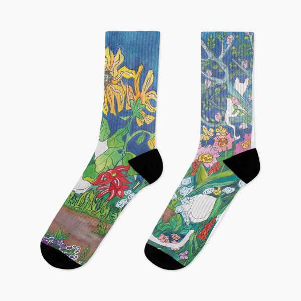 Item preview, Cats in the Garden designed and sold by Mary Montelongo.