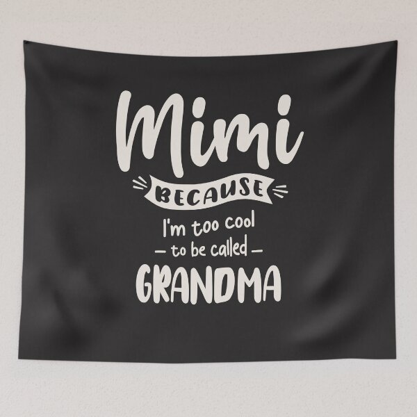 Item preview, Mimi Because I'm Too Cool To Be Called Grandma Christmas Family designed and sold by cidolopez.