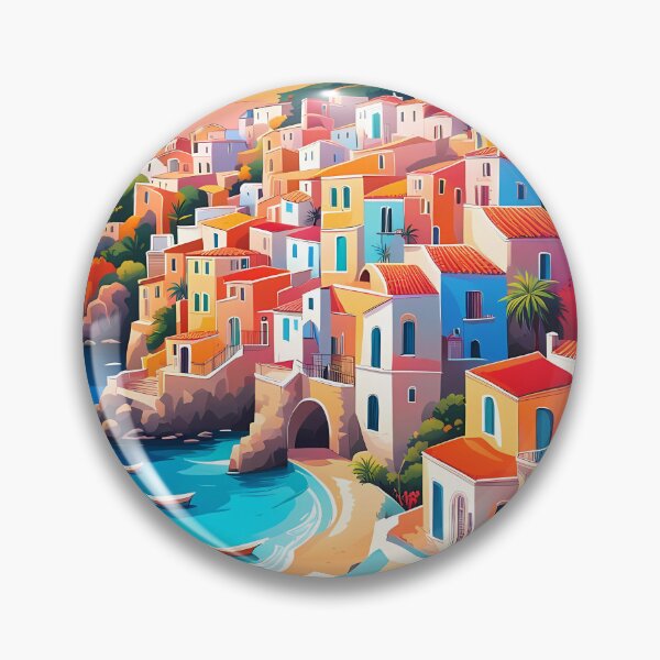 Item preview, Mediterranean coastal village designed and sold by Colin Bentham.