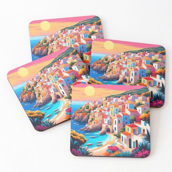 Item preview, Mediterranean coastal village designed and sold by Colin Bentham.