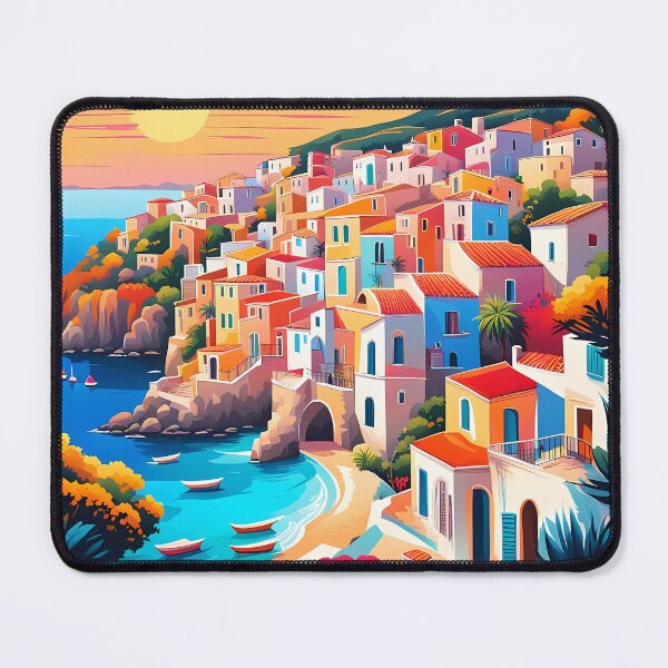 Item preview, Mediterranean coastal village designed and sold by Colin Bentham.