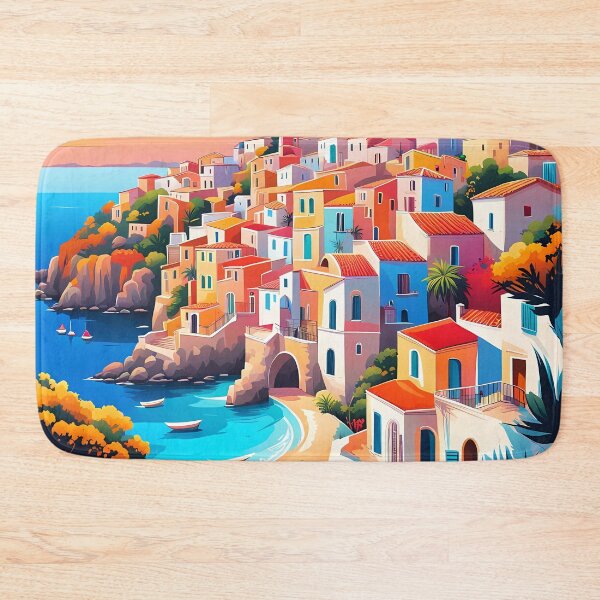 Item preview, Mediterranean coastal village designed and sold by Colin Bentham.