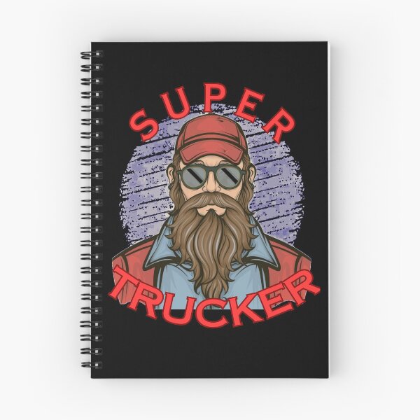 Item preview, super trucker perfect gift for professional drivers truckers designed and sold by MosquitoShirts.