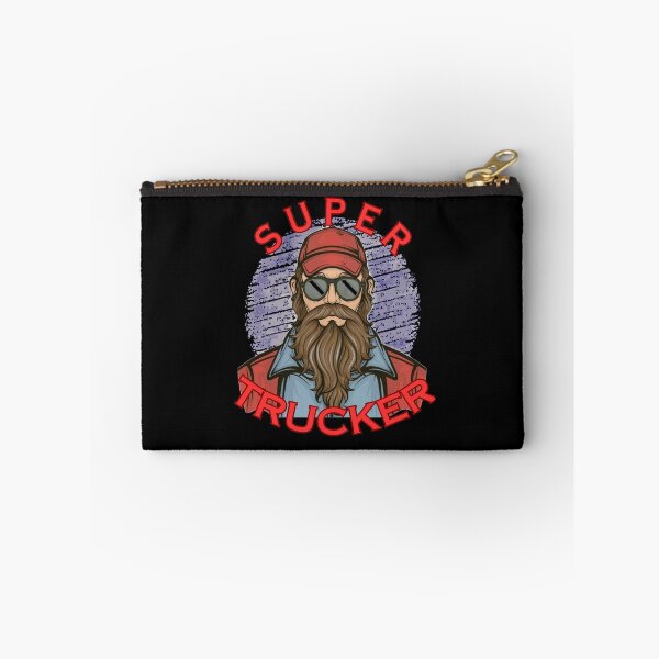 Item preview, super trucker perfect gift for professional drivers truckers designed and sold by MosquitoShirts.