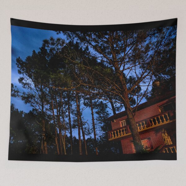 Item preview, Lightning Storm Over a Big House, Dramatic Weather Fine Art Photography designed and sold by nachodramis.