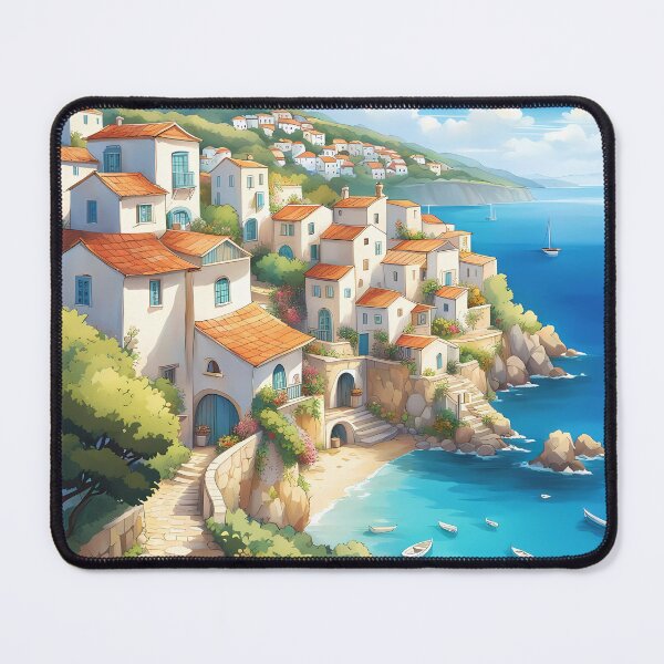 Item preview, Mediterranean coastal village designed and sold by Colin Bentham.