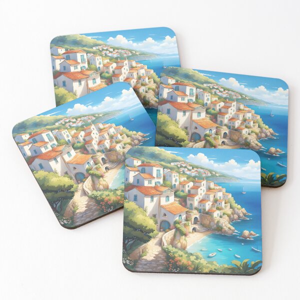 Item preview, Mediterranean coastal village designed and sold by Colin Bentham.