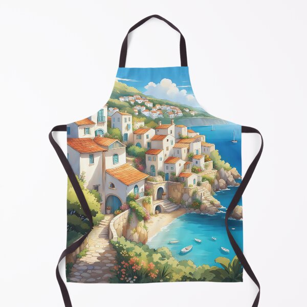 Item preview, Mediterranean coastal village designed and sold by Colin Bentham.