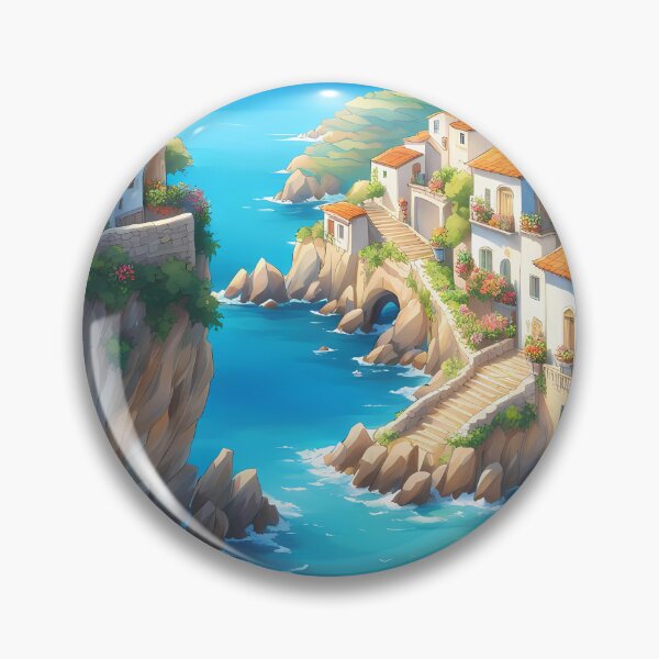 Item preview, Mediterranean coastal village designed and sold by Colin Bentham.