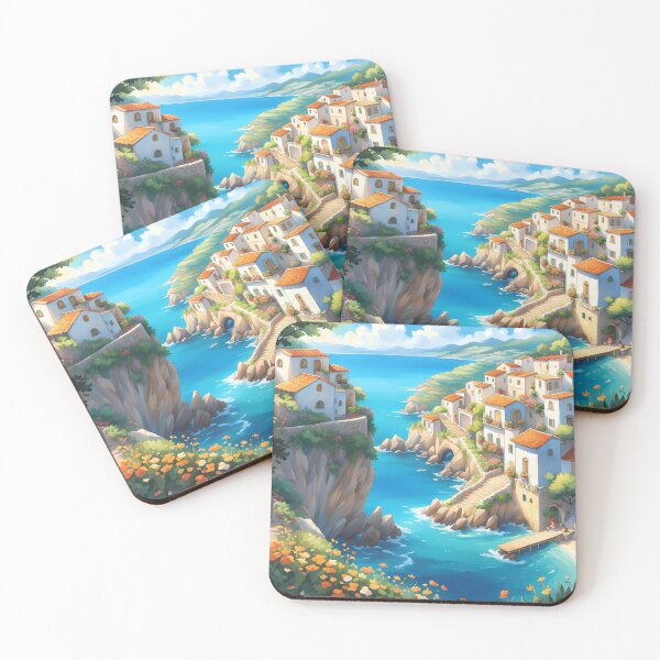 Item preview, Mediterranean coastal village designed and sold by Colin Bentham.
