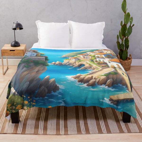 Item preview, Mediterranean coastal village designed and sold by Colin Bentham.
