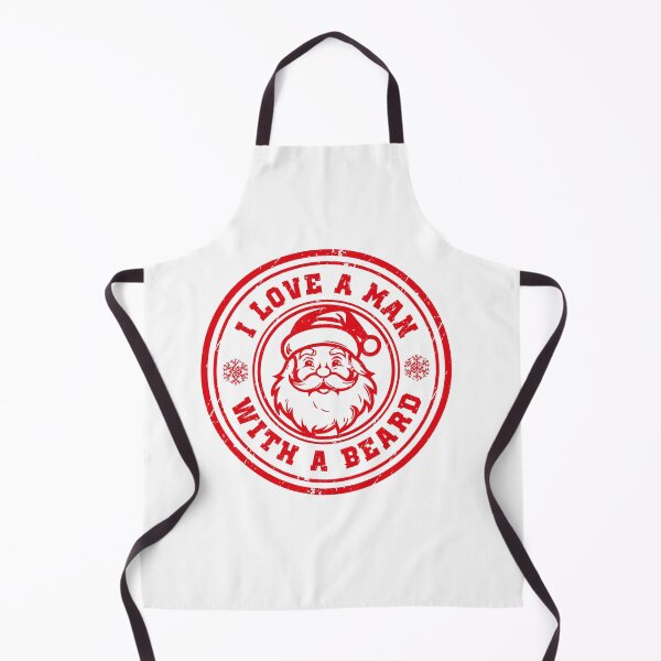 Item preview, I Love A Man With A Beard Santa Claus Christmas Lovers designed and sold by Tattoohouse.