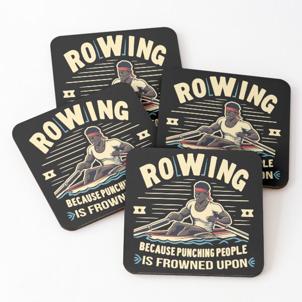 Item preview, Rowing because quitters never get to the finish line designed and sold by bihtti.