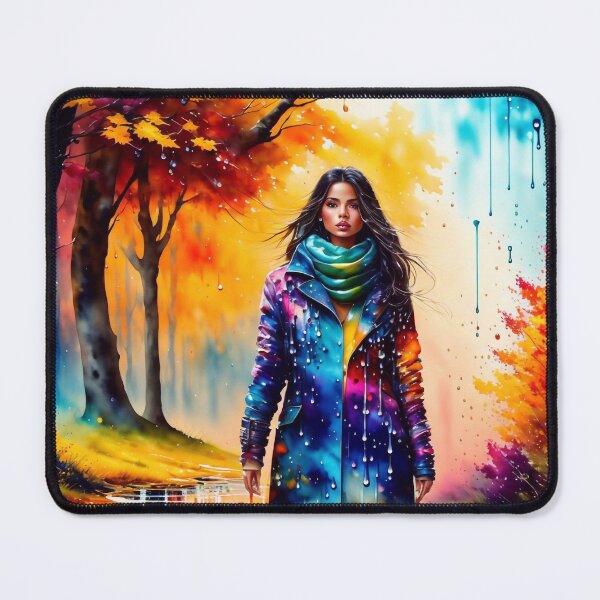 Item preview, Beautiful girl in autumn designed and sold by M-Y-A-R-T-.