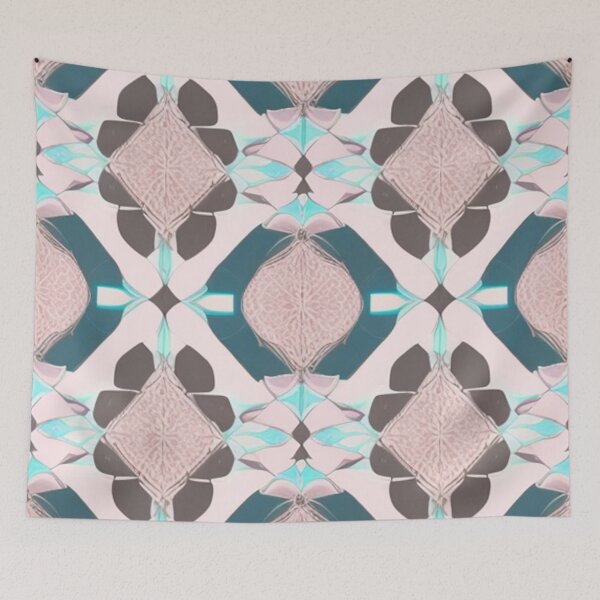 Item preview, Pink, neutral, pastel shades floral type design designed and sold by Barbara Burgess.