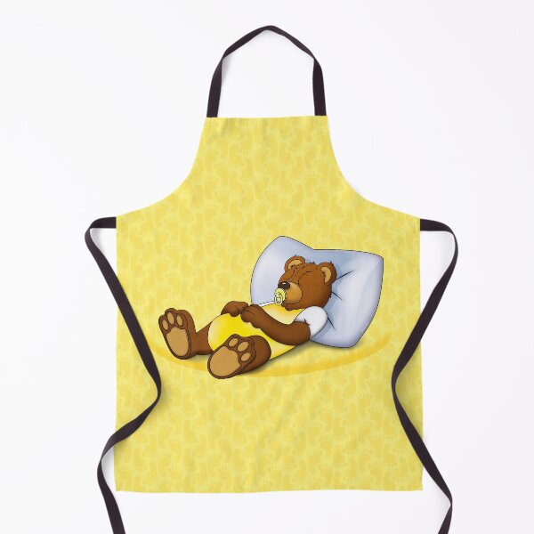 Item preview, Sleeping Ted - Yellow designed and sold by ifourdezign.