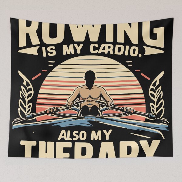 Item preview, Rowing is my cardio. Also, my therapy designed and sold by bihtti.