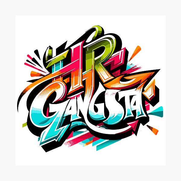 Item preview, HR Gangsta  designed and sold by TeesYouWant.