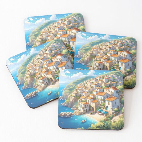 Item preview, Mediterranean coastal village designed and sold by Colin Bentham.
