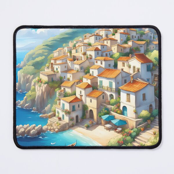 Item preview, Mediterranean coastal village designed and sold by Colin Bentham.
