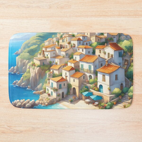 Item preview, Mediterranean coastal village designed and sold by Colin Bentham.