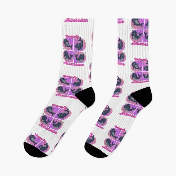 Item preview, Uniquely Awesome Narwhals Cartoon Style designed and sold by kuremureDesign.