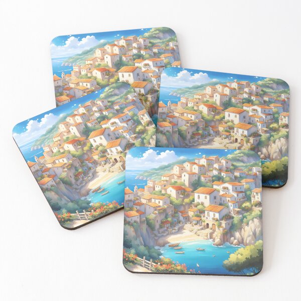 Item preview, Mediterranean coastal village designed and sold by Colin Bentham.