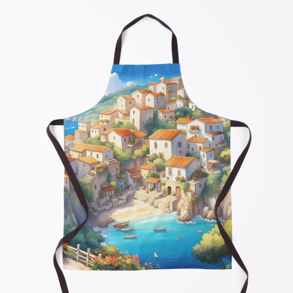 Item preview, Mediterranean coastal village designed and sold by Colin Bentham.