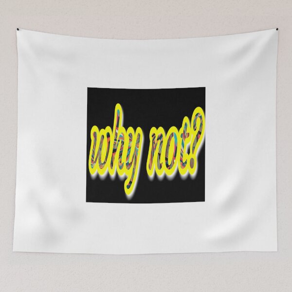 Item preview, Unleash Curiosity: Embrace Opportunities With 'Why Not?' designed and sold by CraftsIcon.