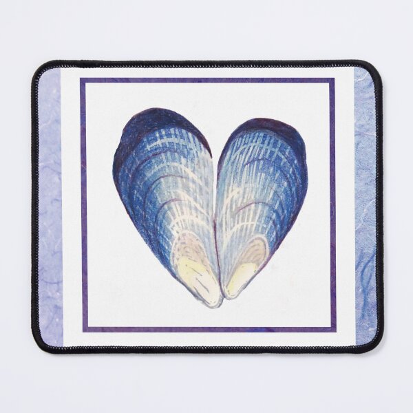 Item preview, Mussel shell heart designed and sold by LisaLeQuelenec.