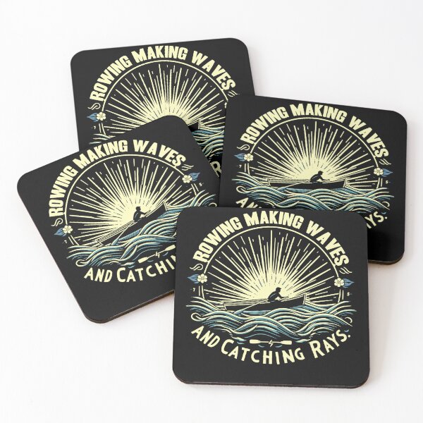 Item preview, Rowing Making waves and catching rays designed and sold by bihtti.