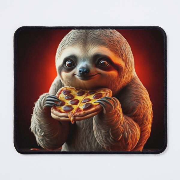 Item preview, Sloth eating a pizza designed and sold by Obinne.