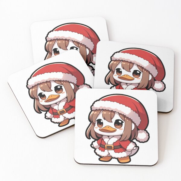 Item preview, Cute Anime Christmas Duck designed and sold by Mekone.