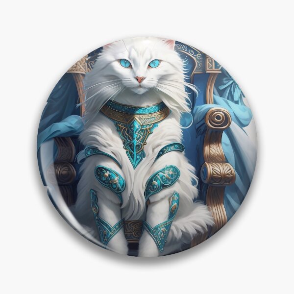 Item preview, Turkish Angora cat  designed and sold by M-Y-A-R-T-.