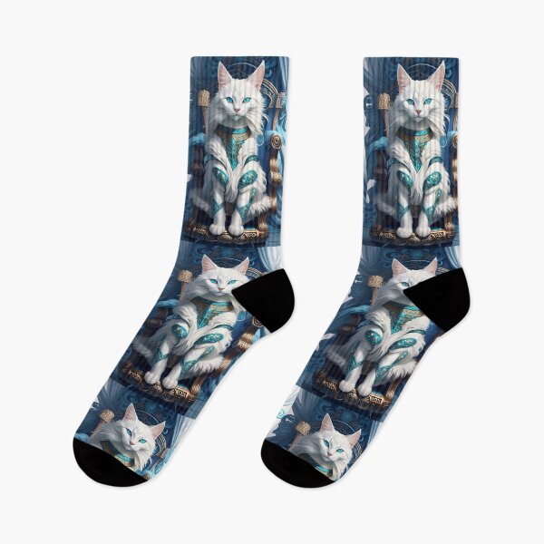 Item preview, Turkish Angora cat  designed and sold by M-Y-A-R-T-.
