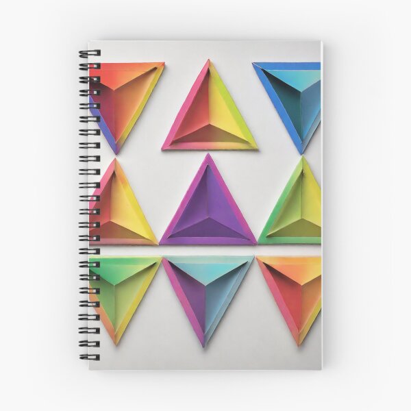 Item preview, Rainbow colored triangles designed and sold by Barbara Burgess.